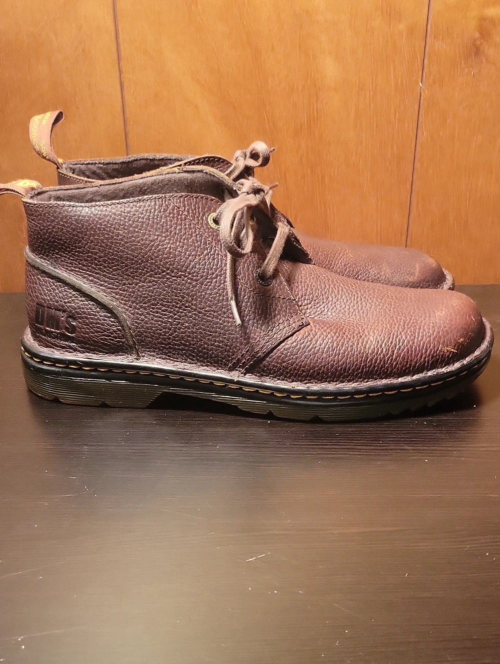 Dr. Martens Brown Leather Sussex Chukka Boots